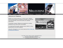 Tablet Screenshot of milestonemovers.com.au